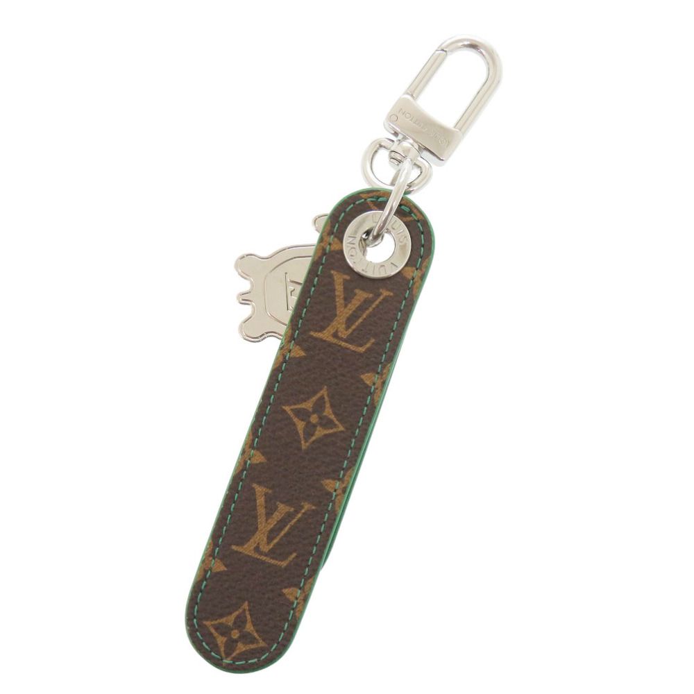 Louis Vuitton Dragonne Tab Monogram Turtle Brown Green Key Holder — view 2