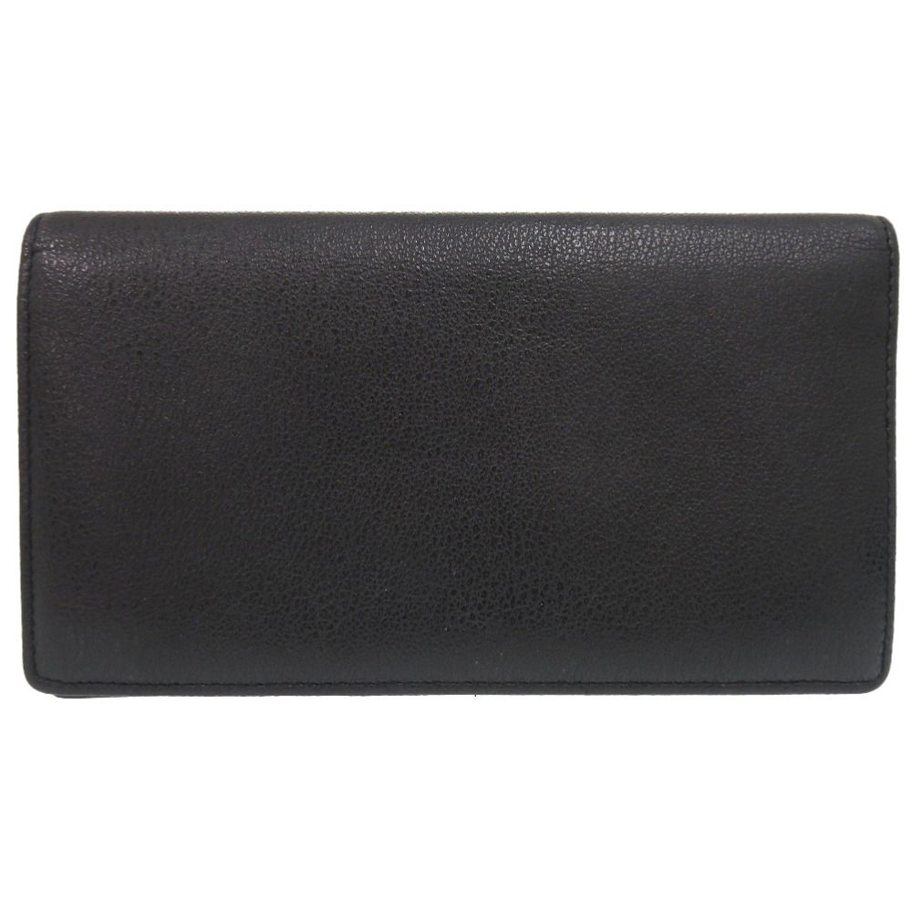 Chanel Camellia Leather Black CC Logo Wallet — view 3