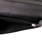 Chanel Camellia Leather Black CC Logo Wallet — view 8
