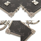 Louis Vuitton Porte Cles Mini Trunk Monogram Eclipse Metal Black — view 9