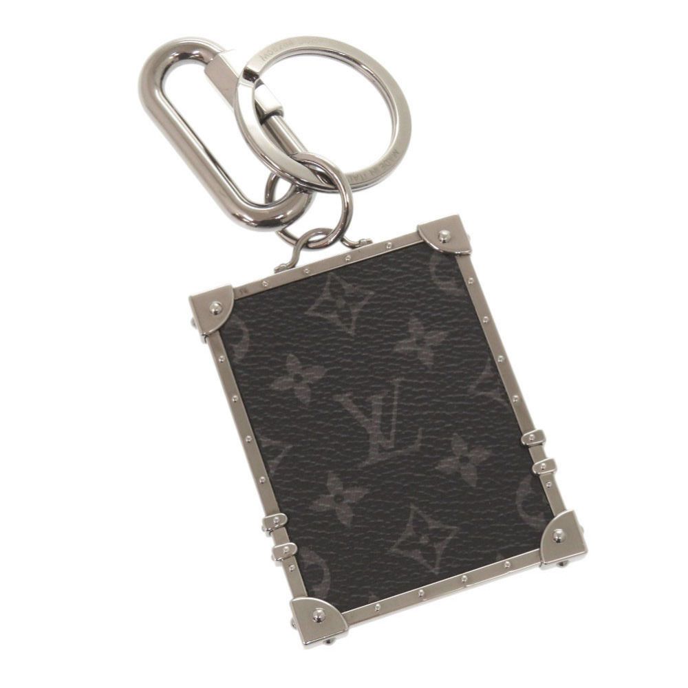 Louis Vuitton Porte Cles Mini Trunk Monogram Eclipse Metal Black — view 3