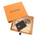 Louis Vuitton Porte Cles Mini Trunk Monogram Eclipse Metal Black — view 2