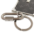 Louis Vuitton Porte Cles Mini Trunk Monogram Eclipse Metal Black — view 4