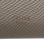 Celine Wallet Trifold Leather Small Gray Mini Compact — view 7