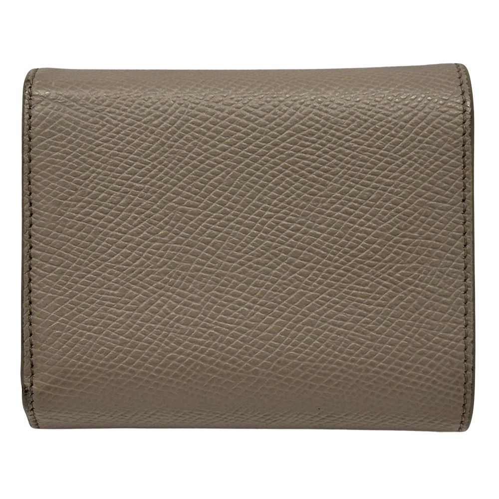 Celine Wallet Trifold Leather Small Gray Mini Compact — view 2