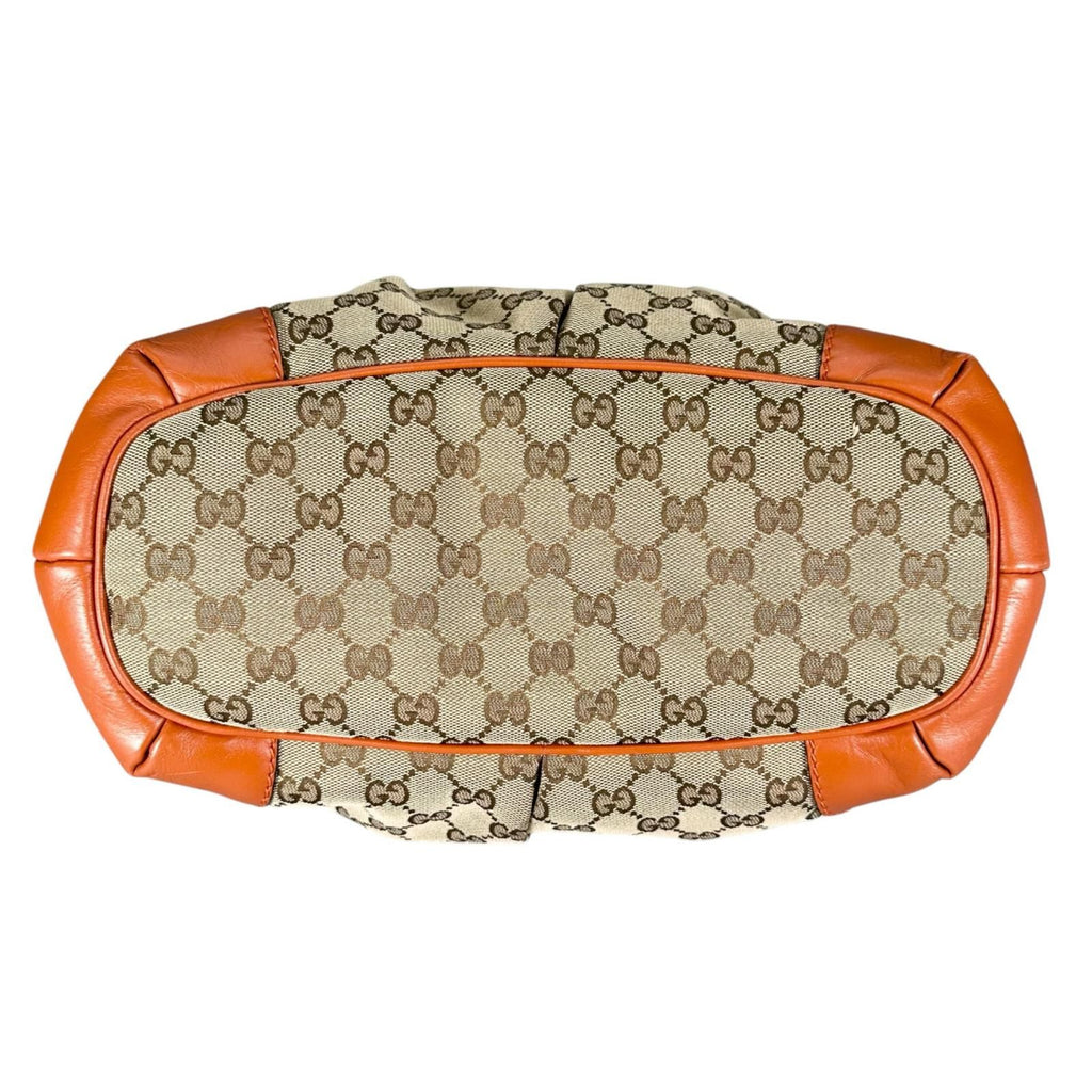 Gucci Sukey Handbag GG Canvas Orange — view 4