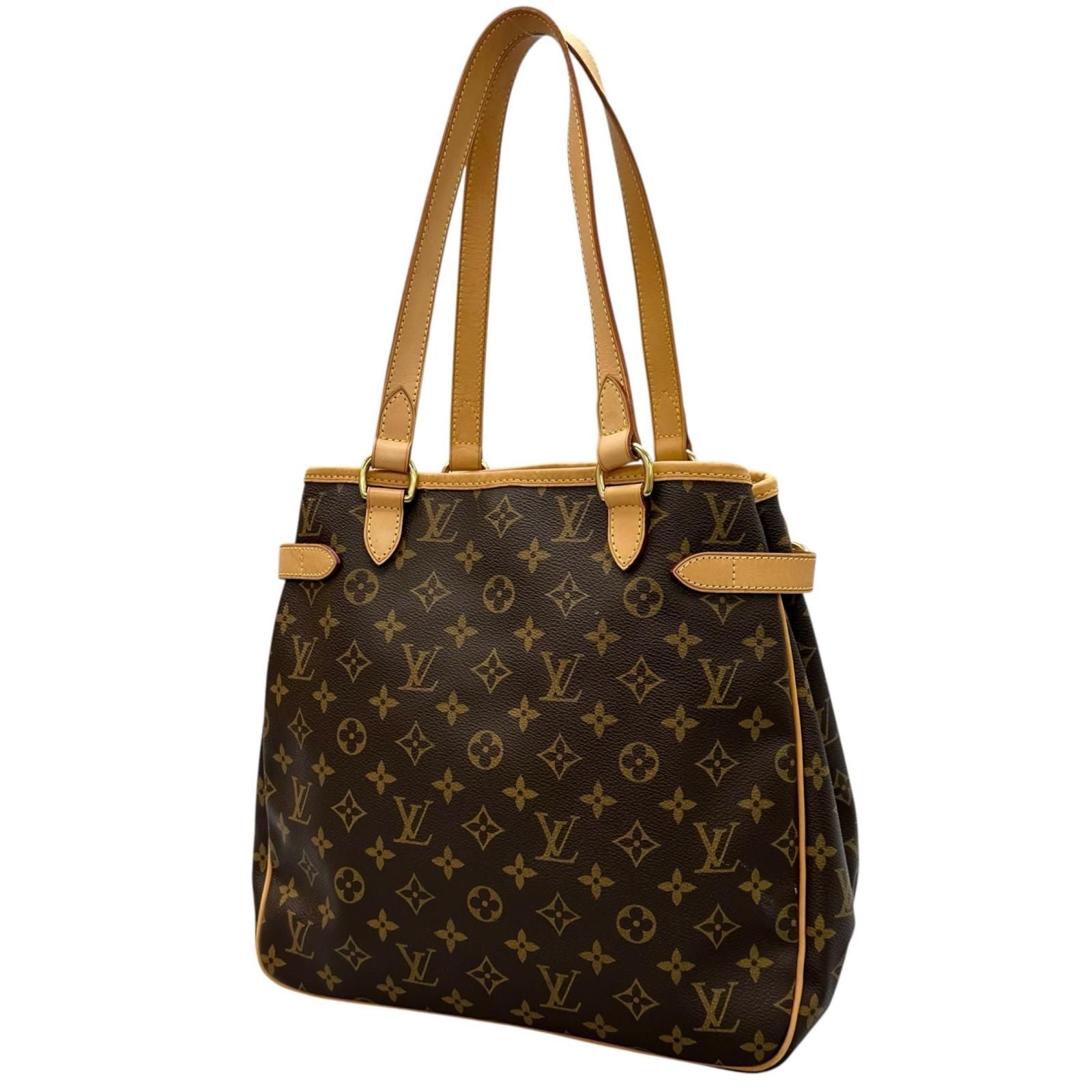 Louis Vuitton Batignolles Handbag Monogram Canvas Brown — view 2