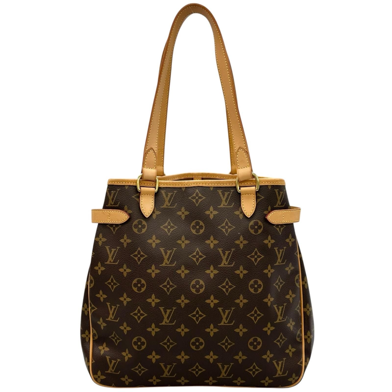Louis Vuitton Batignolles Handbag Monogram Canvas Brown