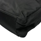 Prada Triangle Logo Tote Bag Nylon Black — view 8