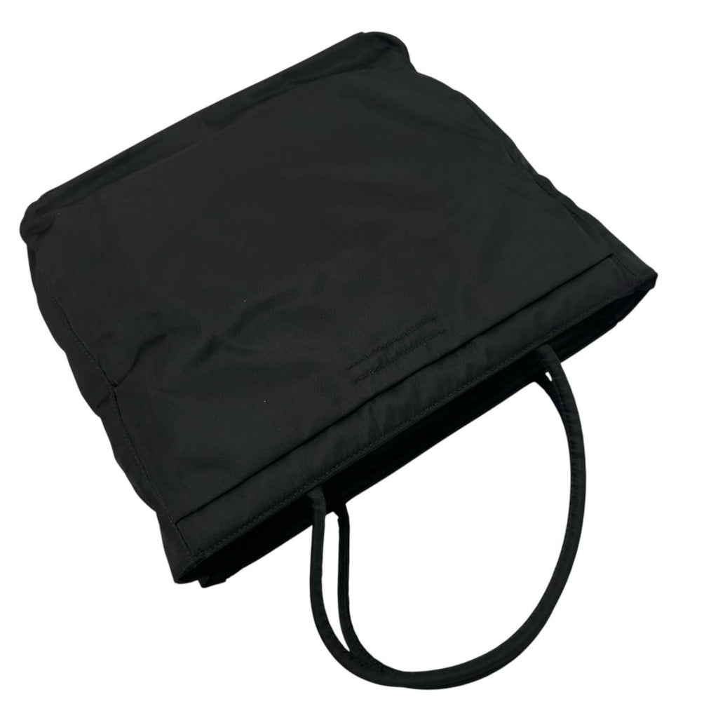 Prada Triangle Logo Tote Bag Nylon Black — view 5