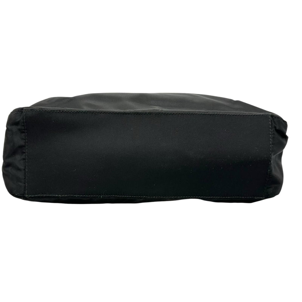 Prada Triangle Logo Tote Bag Nylon Black — view 4