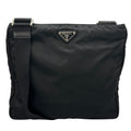 Prada Triangle Logo Shoulder Bag Nylon Black