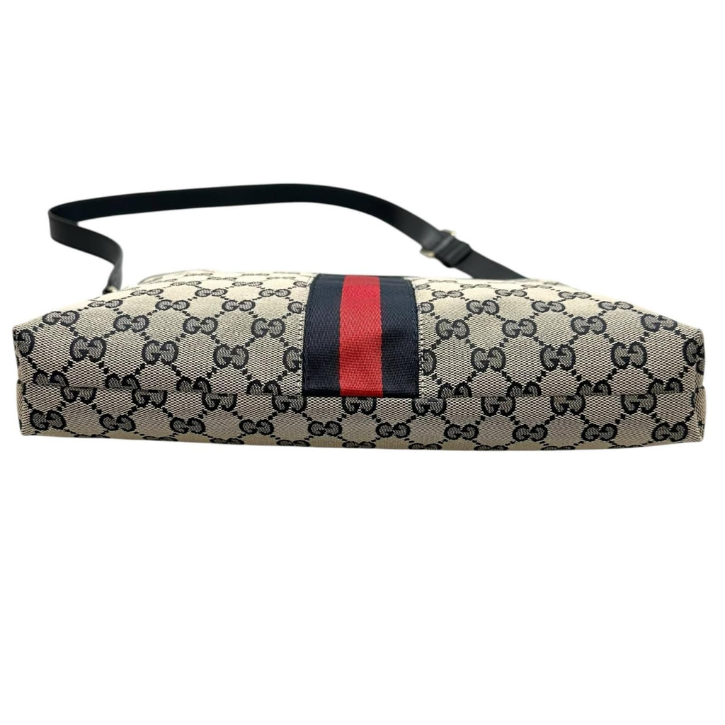 Gucci Sherry Line Shoulder Bag GG Canvas Beige — view 4