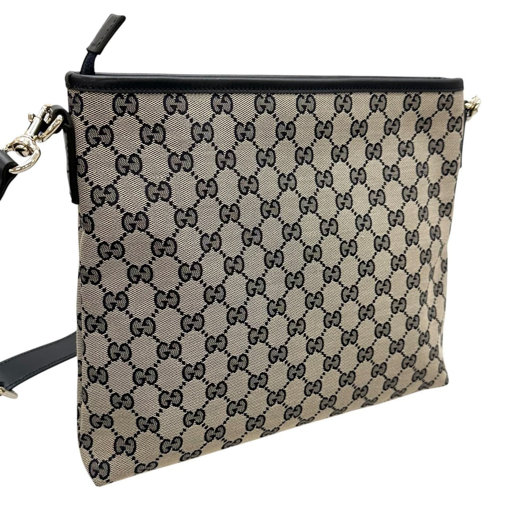 Gucci Sherry Line Shoulder Bag GG Canvas Beige — view 3