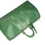 Louis Vuitton Keepall 45 Boston Bag Epi Leather Green — view 5
