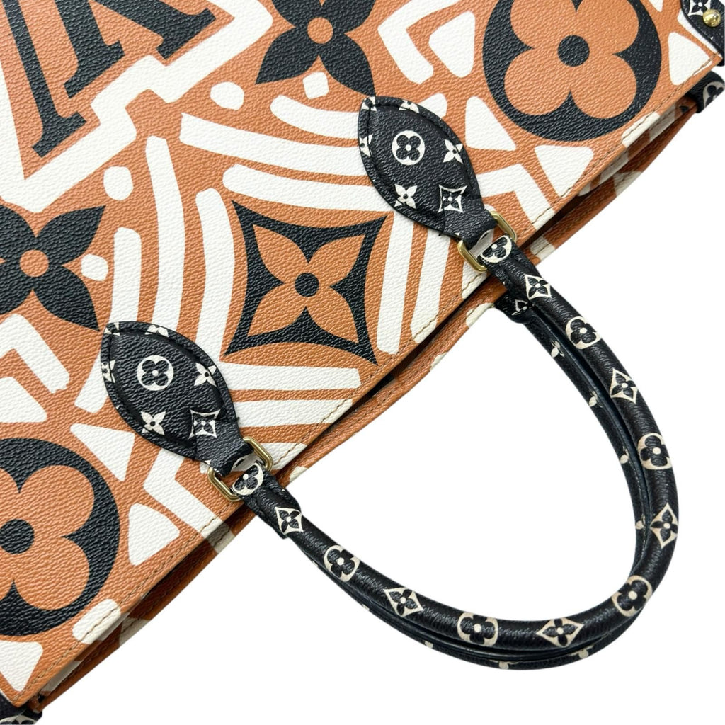 Louis Vuitton On The Go GM Shoulder Bag Monogram Canvas Orange Graffiti — view 6