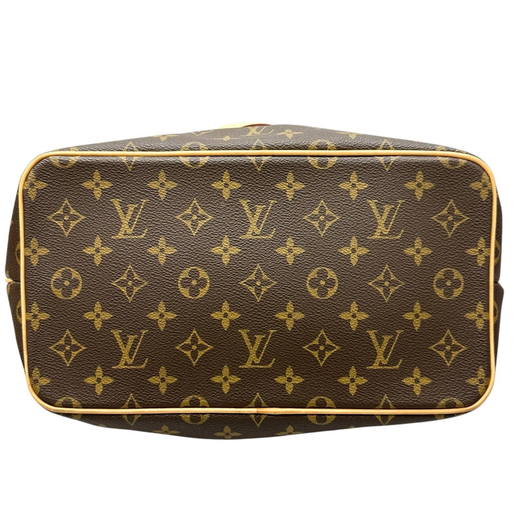 Louis Vuitton Palermo PM Handbag Monogram Canvas Brown 2-Way — view 4