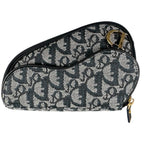 Dior Trotter Saddle Pouch Canvas Navy