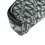 Dior Trotter Saddle Pouch Canvas Navy — view 6