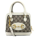 Gucci Horsebit 1955 Shoulder Bag GG Supreme Canvas Beige