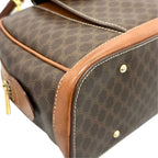 Celine Macadam Handbag Brown — view 7
