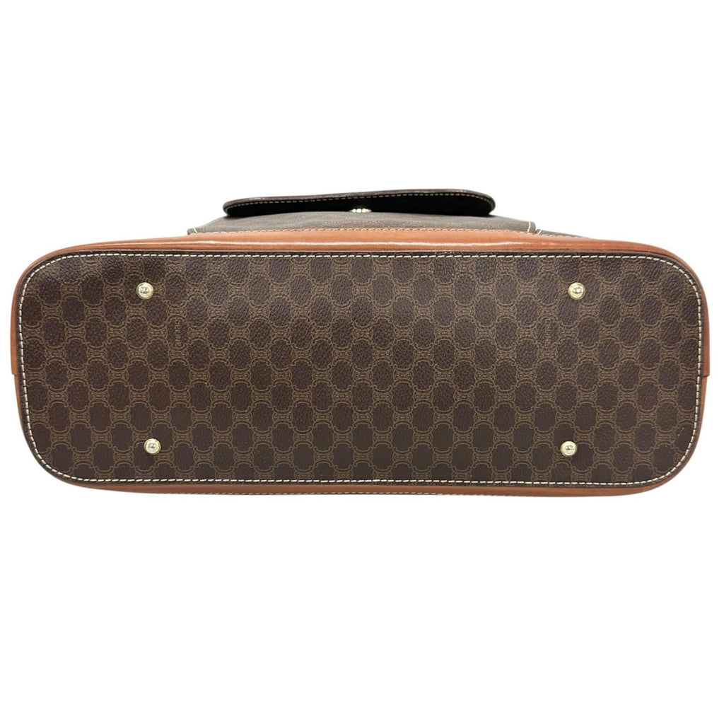 Celine Macadam Handbag Brown — view 4