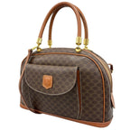 Celine Macadam Handbag Brown — view 2