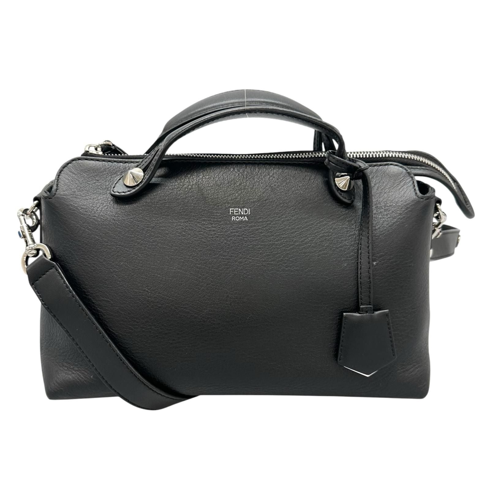 Fendi by the Way Medium Shoulder Bag Leather Black