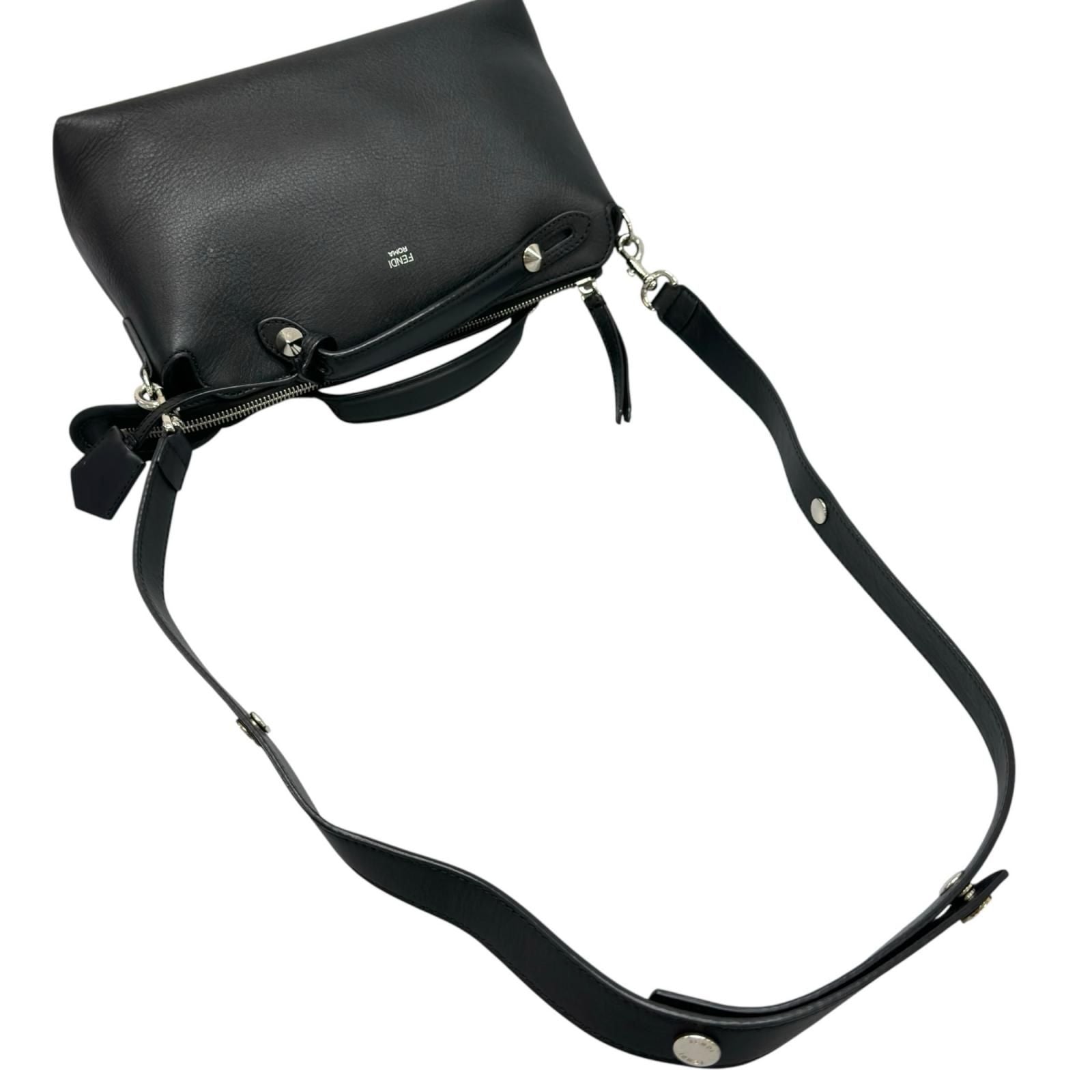 Fendi by the Way Medium Shoulder Bag Leather Black — view 5