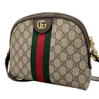 Gucci Ophidia Shoulder Bag GG Supreme Canvas Brown — view 2