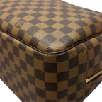 Louis Vuitton Deauville Handbag Damier Canvas Brown — view 8