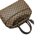 Louis Vuitton Deauville Handbag Damier Canvas Brown — view 5
