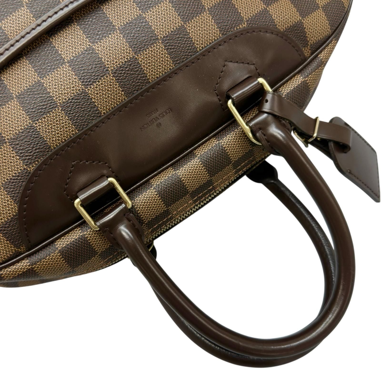 Louis Vuitton Deauville Handbag Damier Canvas Brown — view 6