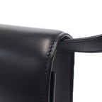 Celine Classic Box Medium Box Leather Shoulder Bag Black — view 8