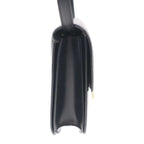Celine Classic Box Medium Box Leather Shoulder Bag Black — view 3