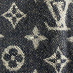 Louis Vuitton Etole AW Scarf Cashmere Wool Navy — view 8