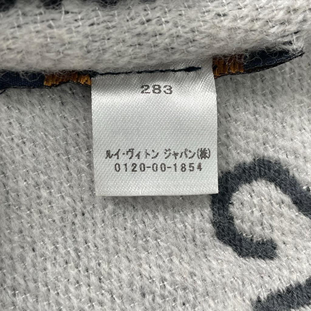 Louis Vuitton Echarpe All You Need AW Scarf Wool Silk Gray — view 8