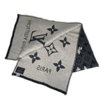 Louis Vuitton Echarpe All You Need AW Scarf Wool Silk Gray — view 6