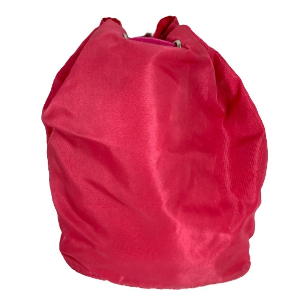 Prada Pouch Triangle Logo Nylon Pink — view 7