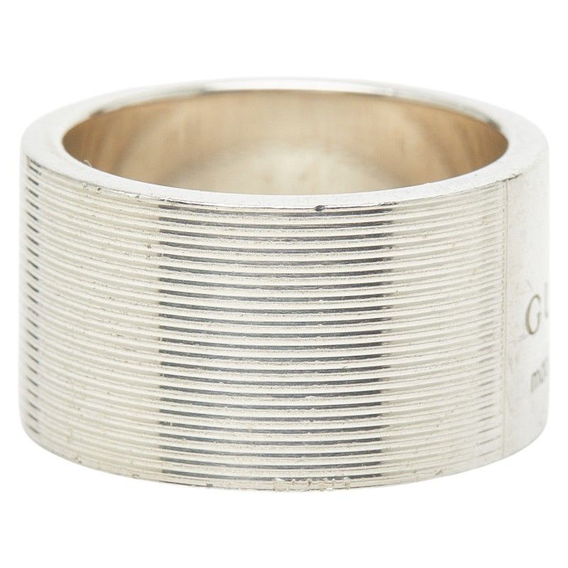Gucci Logo Ring Silver — view 5