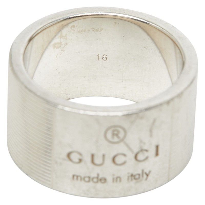 Gucci Logo Ring Silver — view 8