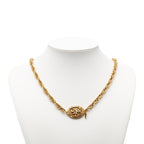 Chanel CC Logo Long Necklace Gold Plated — view 6