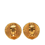 Chanel Vintage CC Logo Braided Earrings Gold Plated — view 2