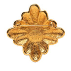 Chanel CC Logo Diamond Motif Brooch Gold Plated Faux Pearl — view 2