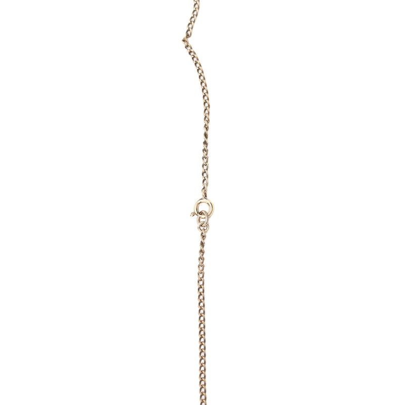 Chanel Coco Star Motif Necklace Gold Black Plated — view 3
