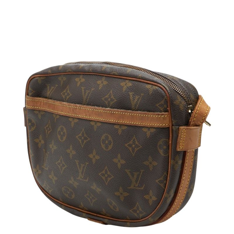Louis Vuitton Monogram Jeune Fille MM Crossbody Shoulder Bag Brown Leather — view 2