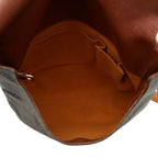Louis Vuitton Monogram Musette Crossbody Shoulder Bag Brown Leather — view 6