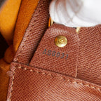 Louis Vuitton Monogram Musette Crossbody Shoulder Bag Brown Leather — view 8