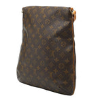 Louis Vuitton Monogram Musette Crossbody Shoulder Bag Brown Leather — view 2
