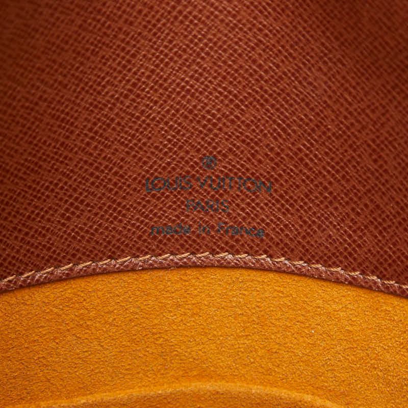 Louis Vuitton Monogram Musette Crossbody Shoulder Bag Brown Leather — view 7